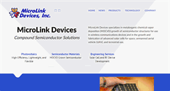 Desktop Screenshot of mldevices.com